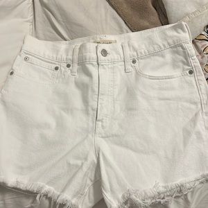 Madewell Women’s White Shorts